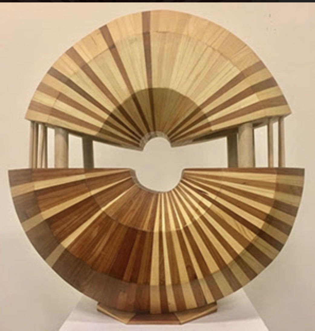 The sculpture will be displayed at https://www.redlands.edu/study/schools-and-centers/college-of-arts-and-sciences/undergraduate-studies/art/intimate-frames/
